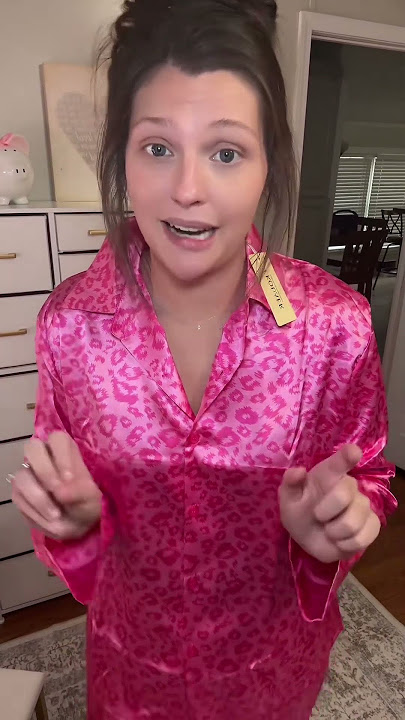 Download lagu Pink Leopard Print Silk Pajamas: Luxury Gift Idea! #silk #leopardprint