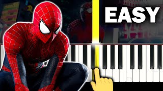 The Amazing Spider-Man 2 - Theme Song - EASY Piano tutorial