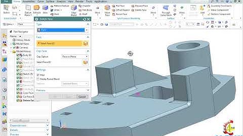 Synchronous on NX : Delete Face