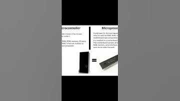 Microcontroller vs microprocessor. #electronics #iot#project #coding