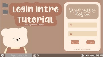 COMPUTER LOGIN INTRO TUTORIAL | SIDE LOGIN INTRO TUTORIAL | PART 2