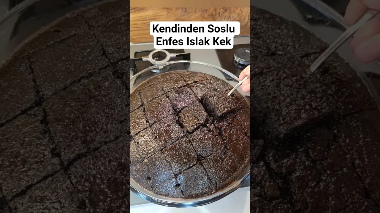 Kaşıkla yenecek kadar yumuşak ıslak kek!✅ Tarif Yorumda 😋 #ıslakkektarifi #tatlıtarifleri