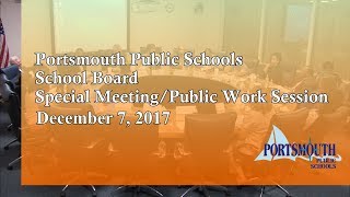 PPS School Board-December 7, 2017
