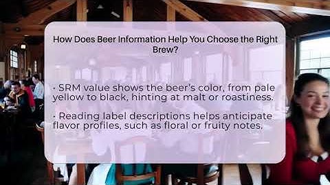 How Does Beer Information Help You Choose the Right Brew? - The Pint Guy
