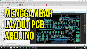 Membuat Layout PCB Arduino ATmega328 di Eagle PCB