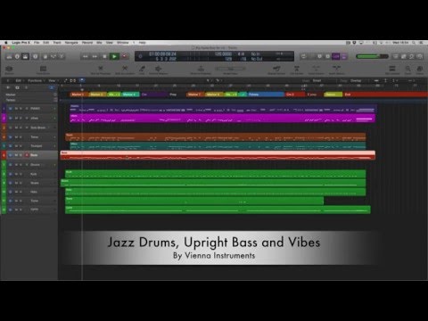 Midi Jazz using Session Horns Pro and Vienna Instruments in Logic X