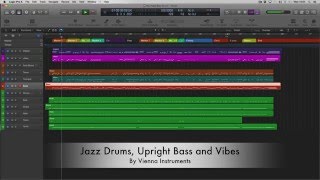 Video thumbnail of "Midi Jazz using Session Horns Pro and Vienna Instruments in Logic X"