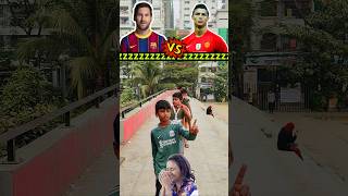 Ronaldo vs Messi 🔥 Who Is The Real GOAT? 😱⚽ #football #ronaldo #shorts