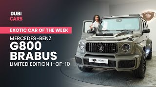 Brabus G800 Car Review - 1/10 Limited Edition SUV | DubiCars Exotic Car Of The Week