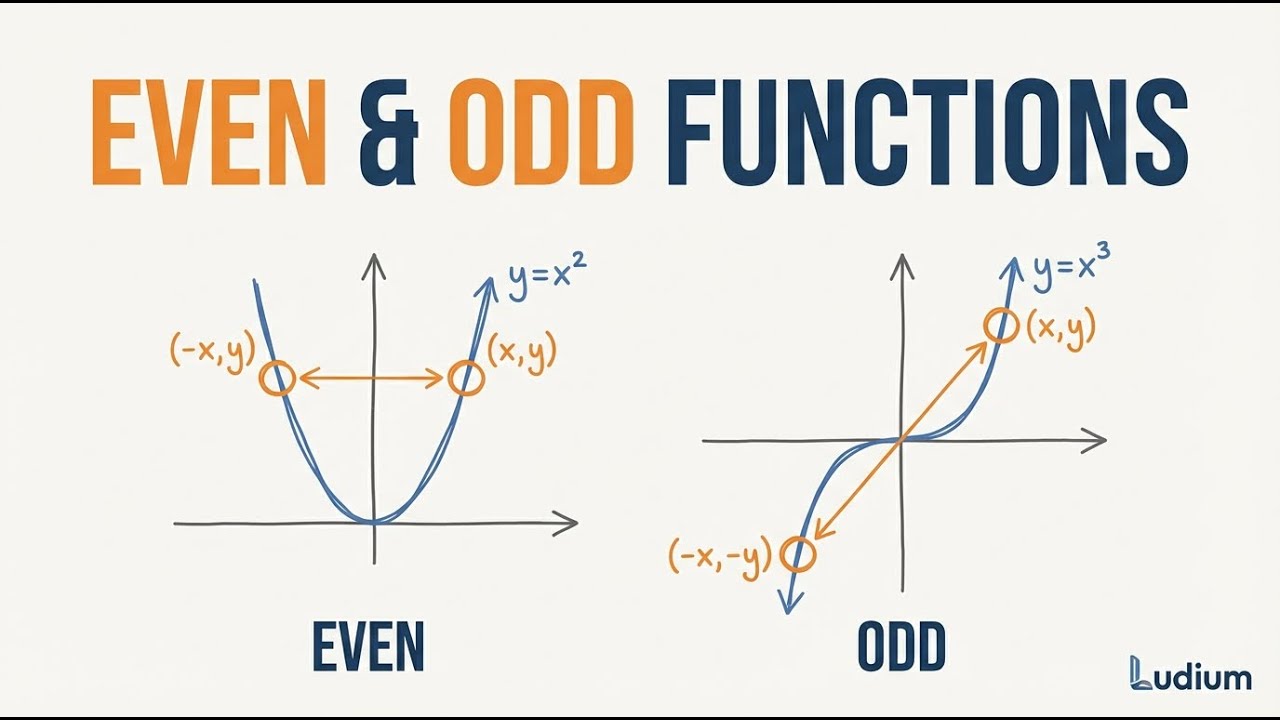 Calculus 1 — 2.5: Even and Odd Functions