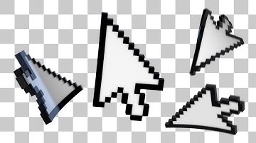 3D Mouse Pointer Cursor - 5 Styles