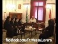تهنئة الانبا أغابيوس والقمص ويصا صبحي وكيل المطرانية 
