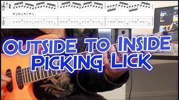 Outside to Inside Picking Lick (Solo builder Ep76)