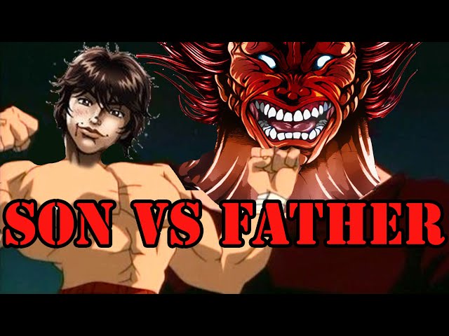 BAKI SENTA NO OMBRO SE SEU PAI (baki o campeão vs yujiro hanma) - Gost