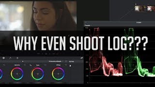 Why Shoot Log?!?!  - Color Grading Tip