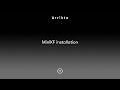 MiniKF installation