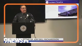 Aurora Police walk through timeline of shooting of 14-year-old Jor'Dell Richardson
