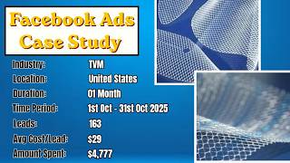 Facebook Ads Case Study - TVM - Faisal Abbas Portfolio #usa