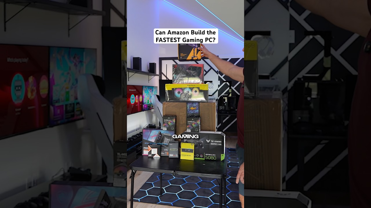 Can you Build the FASTEST Gaming PC From Amazon?
