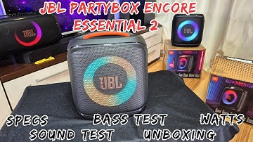 The NEW JBL Partybox Encore Essential 2 is AMAZING!