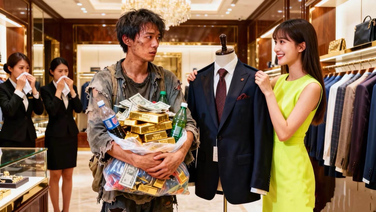 首富喬裝成窮乞丐測試相親對象，沒想到她傾盡所有只爲給他買壹件西裝！他當場破防，隔天十輛勞斯萊斯迎她進豪門成爲最尊貴的女人！#短劇 #drama #都市 #爱情 #甜宠