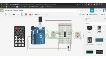 Simulasi Arduino Menggunakan Tinkercad || Robot Kontrol Remote TV