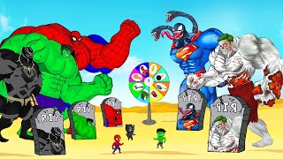 Rescue SUPERHEROES HULK Family & SPIDERMAN, SUPER VENOM : Returning from the Dead SECRET - FUNNY