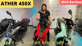 2024 Ather 450X Gen 3 New Model and Colours Full Detailed Review || Ather 450X 2024