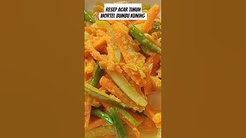 Thumbnail of acar timun wortel bumbu kuning  mantul banget #short #acartimunwortel #bumbukuning #myyearonyoutube
