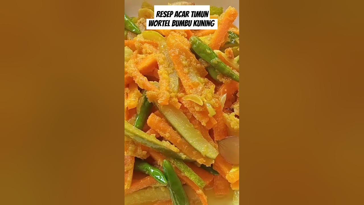 acar timun wortel bumbu kuning  mantul banget #short #acartimunwortel #bumbukuning #myyearonyoutube