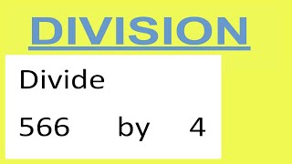 Divide 566 by 4