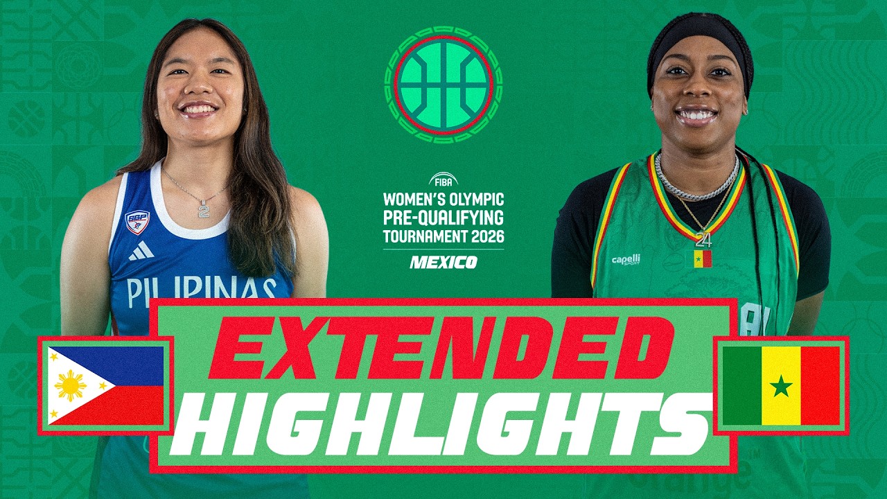 Philippines 🇵🇭 v Senegal 🇸🇳 | Ext. Highlights | FIBA Women's Olympic Pre-Qualifying Tournament 2026