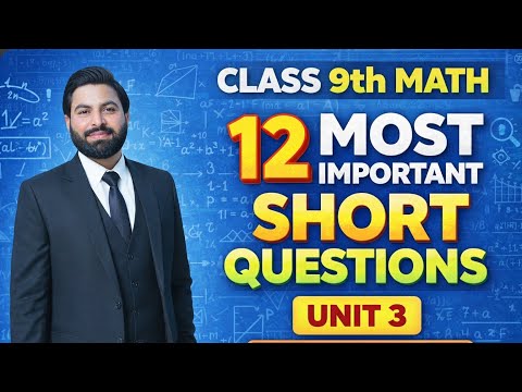 12 Important Short Questions — Unit 3