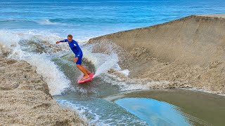 RIVER BREAK SURFING IN SOUTHERN CALIFORNIA! RIVER BREAK SURFING IN SOUTHERN CALIFORNIA!