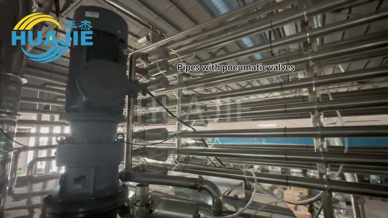 HUAJIE 5000L homogenizer mixer machine automatic feeding project case