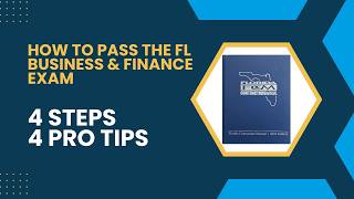 How I Passed the FL Business and Finance Exam with a 97.5% - 4 steps & 4 pro tips.