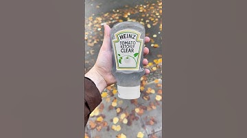Clear Tomato Ketchup?! Can you believe it!