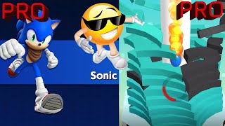 Happy Glass - Stack Ball - Sonic Boom Levels 1-10 - NEW Android, IOS Game