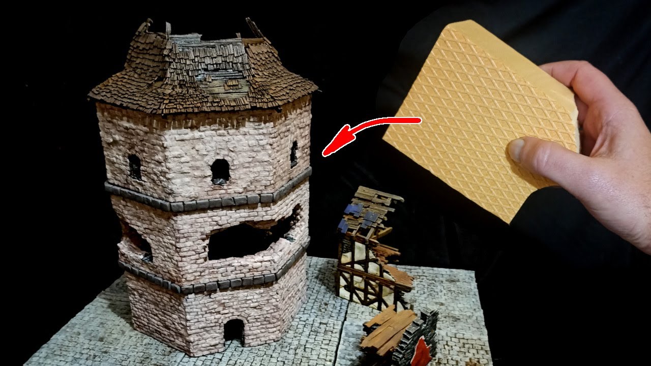 Art] Getting into crafting with XPS foam and I'm in love. Made a dice  tower! : r/DnD