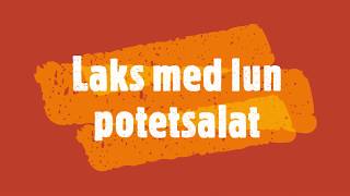 Laks med lun potetsalat Friske Urter Til Fisk