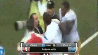 49ers and Lions coach fight (Recovered Dialogue from fight)