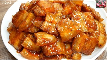 Ba Rọi Ram / Ba Rọi Khìa - Cách nấu Thịt Khìa/Thịt Ram Nước Dừa thơm ngon Màu sắc đẹp by Vanh Khuyen