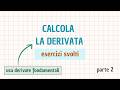 44) calcola le 11 derivate usando le formule (derivate fondamentali) - esercizi svolti