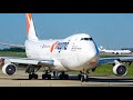4k beautiful plane spotting morning at lige airport  close to the action 747 777  737
