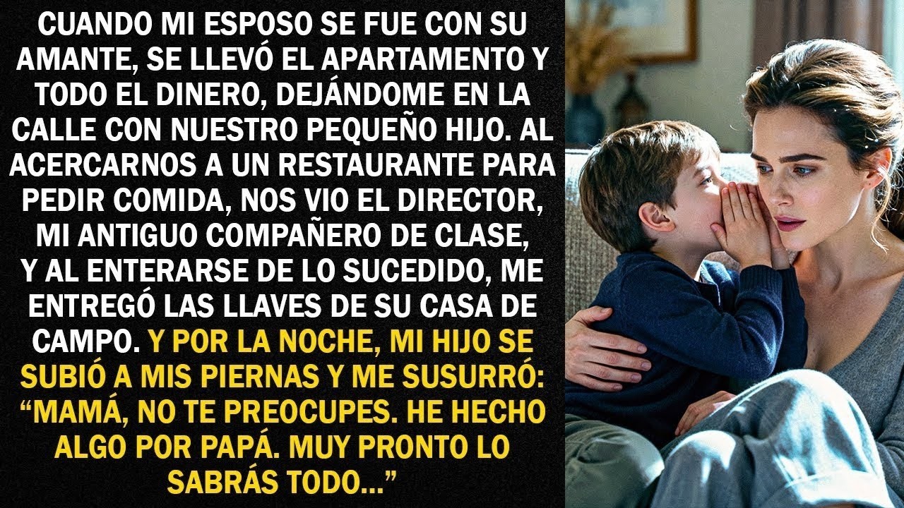 Cuando mi esposo se fue con su amante, se llevó el apartamento y todo el dinero, dejándome...