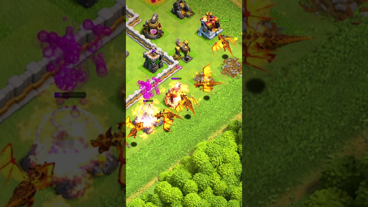 TH10 Trophy Pushing Army with Super Dragons (Clash of Clans)