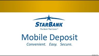 Star Bank Mobile Deposit