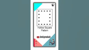 Hollow Square Pattern JAVA #shortsvideo #trending #shorts #short #viral #vairalshort #java #coding