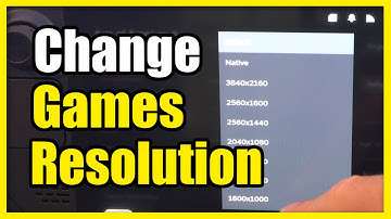 How to Change the Game Resolution on your Steam Deck (Fast Tutorial)