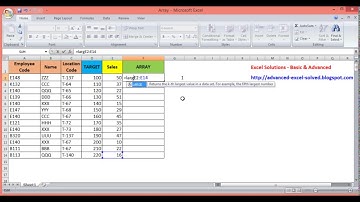 Excel Array easily step by step how to use array functions or formula with example
